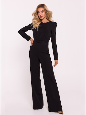 made of emotion - Jumpsuit en negro: frente