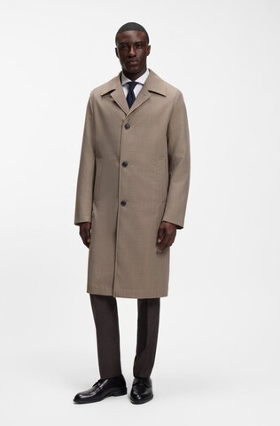 BOSS Between-Seasons Coat ' Clark' in Brown: front