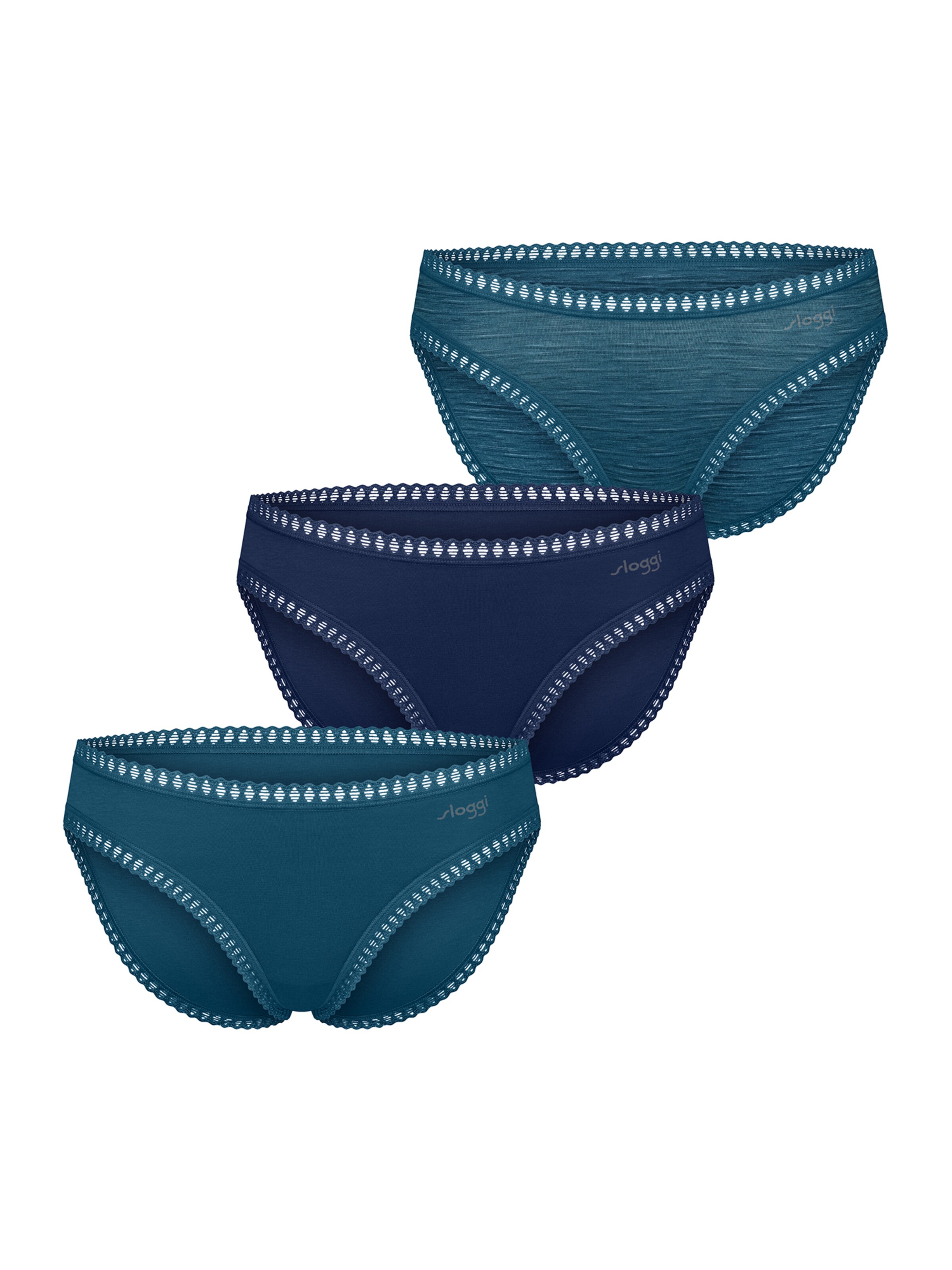 SLOGGI Minislip ' Blue GO Crush ' in Blau: Vorderseite