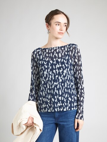 VILA Blouse 'VIMETZA' in Blauw: voorkant