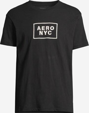 T-Shirt AÉROPOSTALE en noir : devant