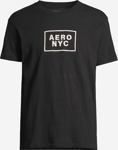 AÉROPOSTALE T-Shirt en noir / blanc, Vue avec produit