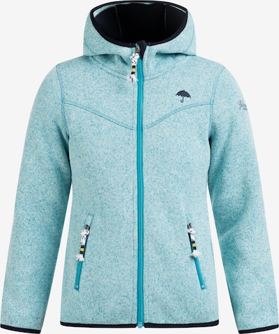 Schmuddelwedda Fleece jas in de kleur Turquoise, Productweergave