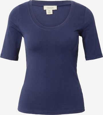 Oasis Shirt in Blauw: voorkant