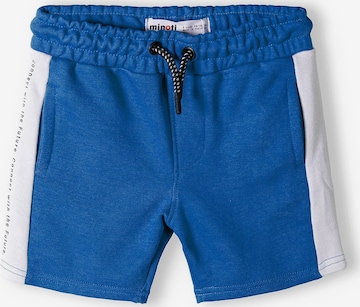 MINOTI Regular Broek in Blauw: voorkant