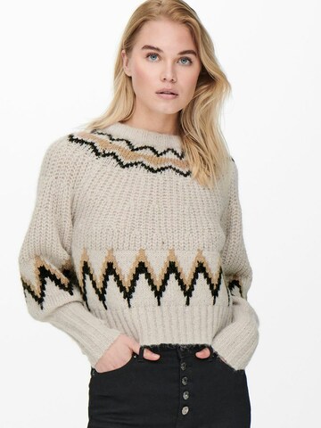 ONLY Pullover 'Smila' in Beige