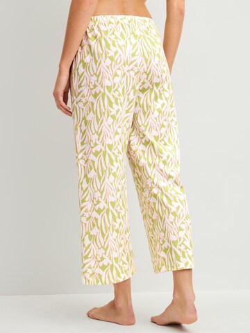 CALIDA Pajama pants 'Late Bloom M&M' in Green