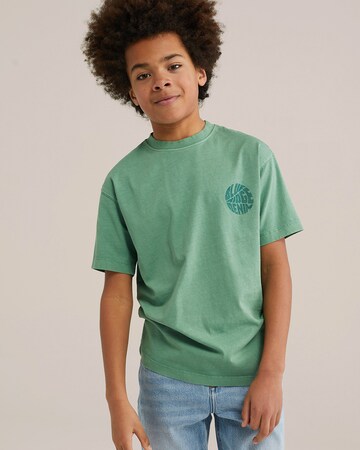 WE Fashion Shirt in Green: front