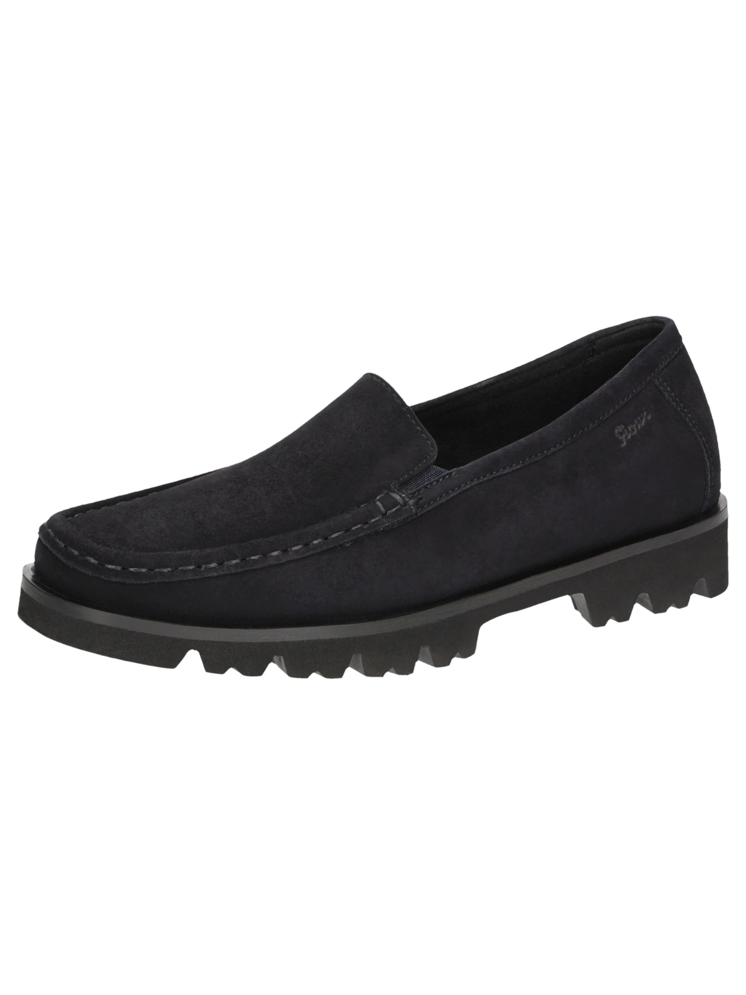 SIOUX Instappers in Blauw: voorkant