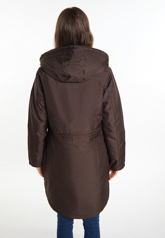 usha BLUE LABEL Winterparka 'Fenia' in Bruin