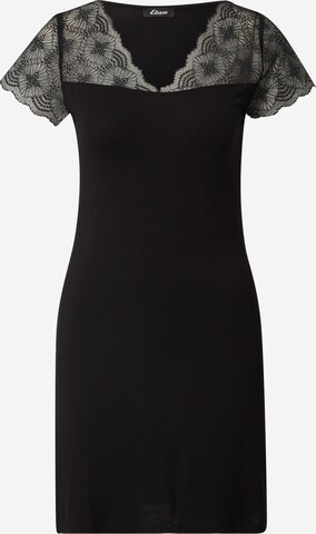 ETAM - Camiseta de noche 'LIDDY' en negro: frente