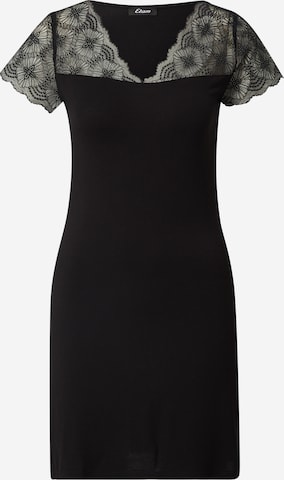 Chemise de nuit 'LIDDY' ETAM en noir : devant