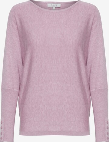 b.young Pullover 'BYMMPIMBA BAT' in Pink: predná strana