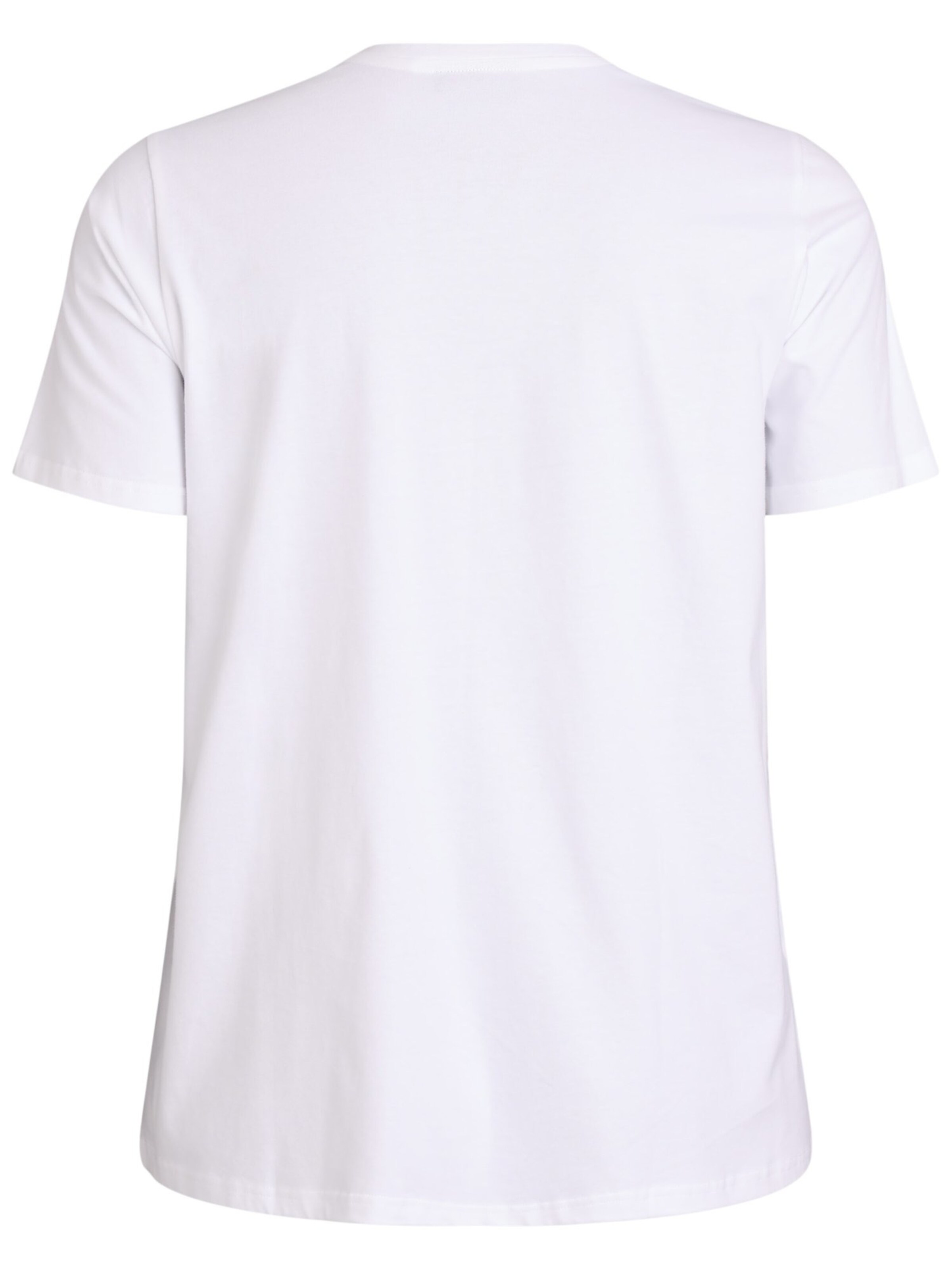 Zizzi Shirt 'MTEA' in Wit