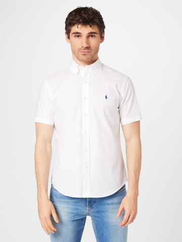 Regular fit Camicia di Polo Ralph Lauren in bianco: frontale