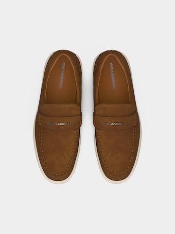 Karl Lagerfeld Mokkasiinit värissä ruskea