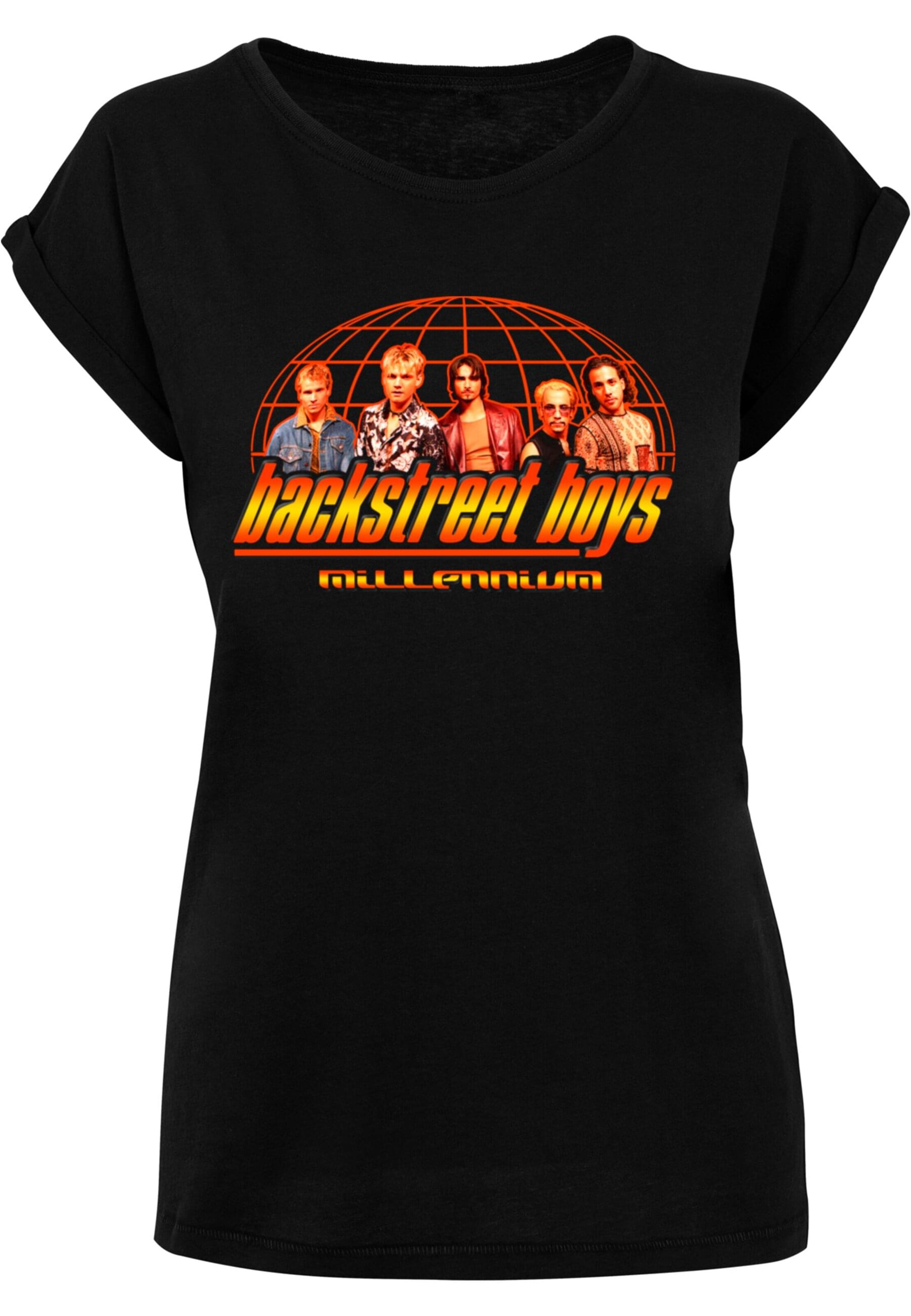 T-shirt 'Backstreet Boys - Millenium Globe' Merchcode en noir : devant