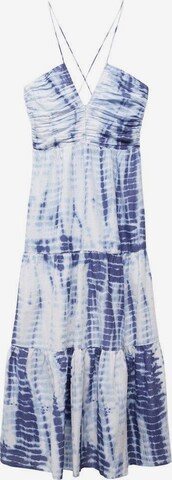 MANGO Letné šaty - Modrá: predná strana
