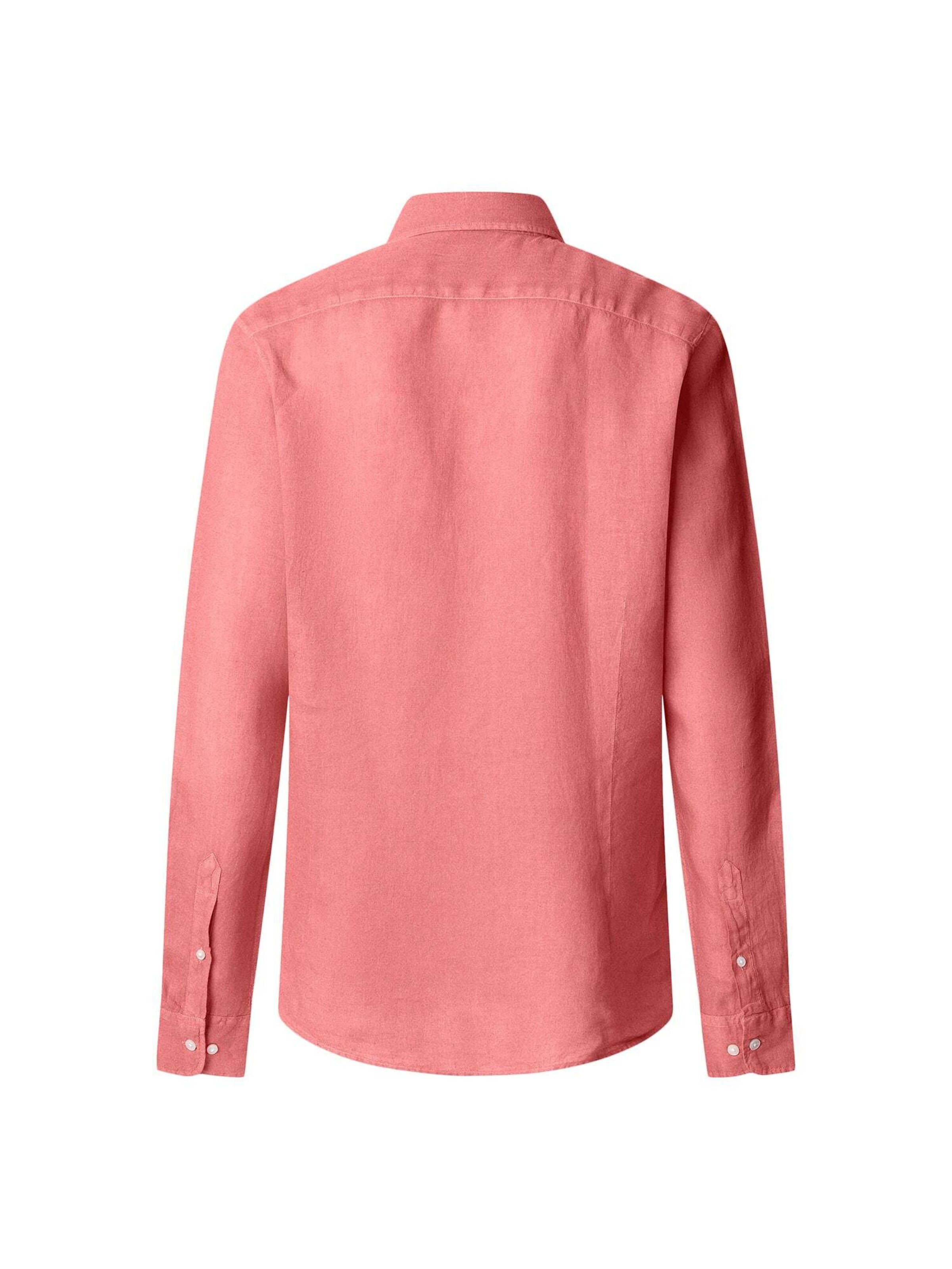 Hackett London Regular fit Button Up Shirt 'Ess' in Orange