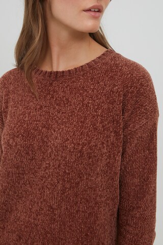 Oxmo Pullover 'Elvina' in Braun