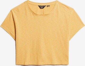 T-shirt Superdry en jaune : devant