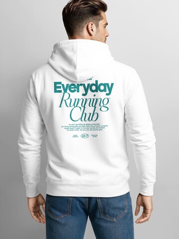 Neverless Sweatshirt 'Everyday Running Club' in White