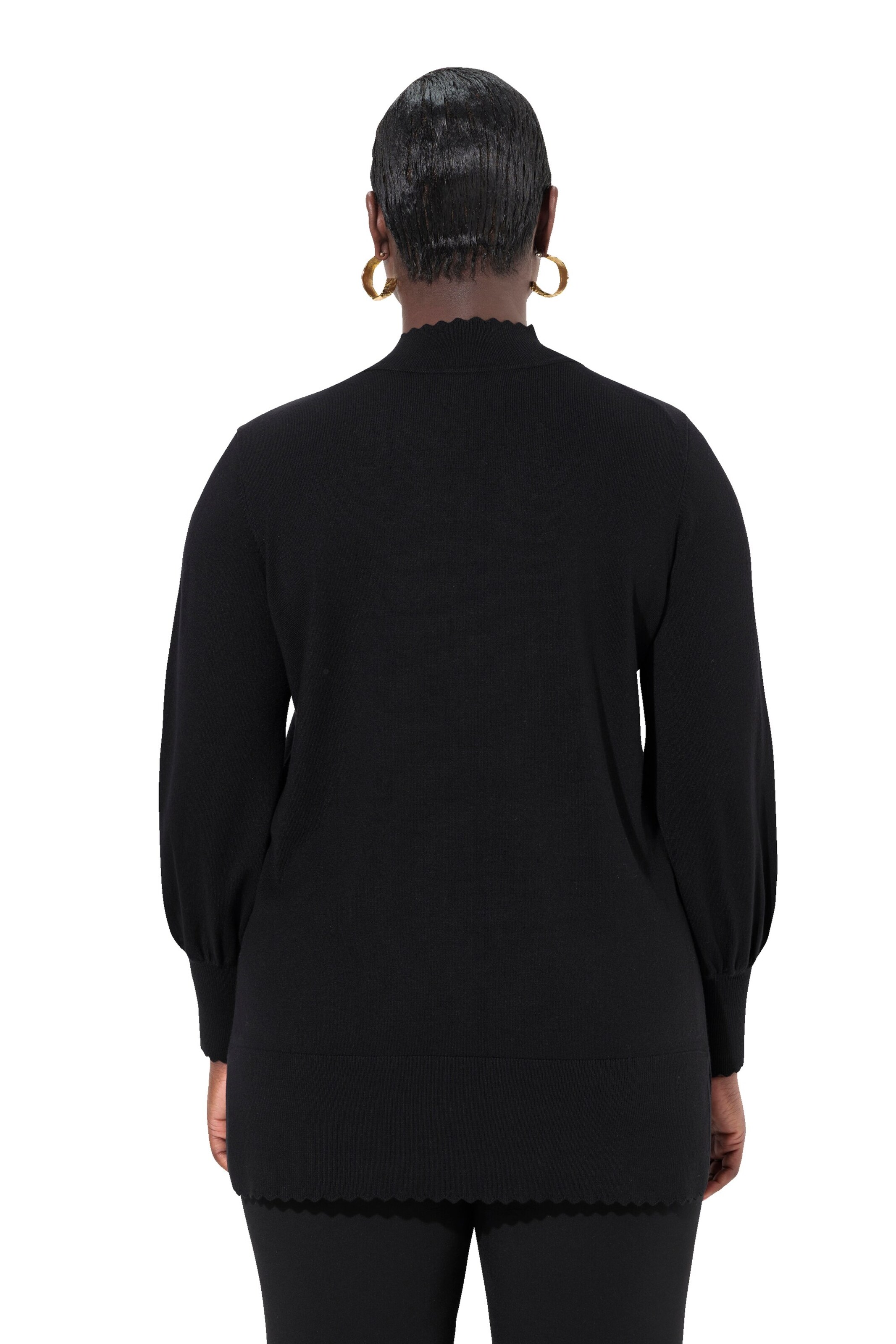 Ulla Popken Pullover in Schwarz