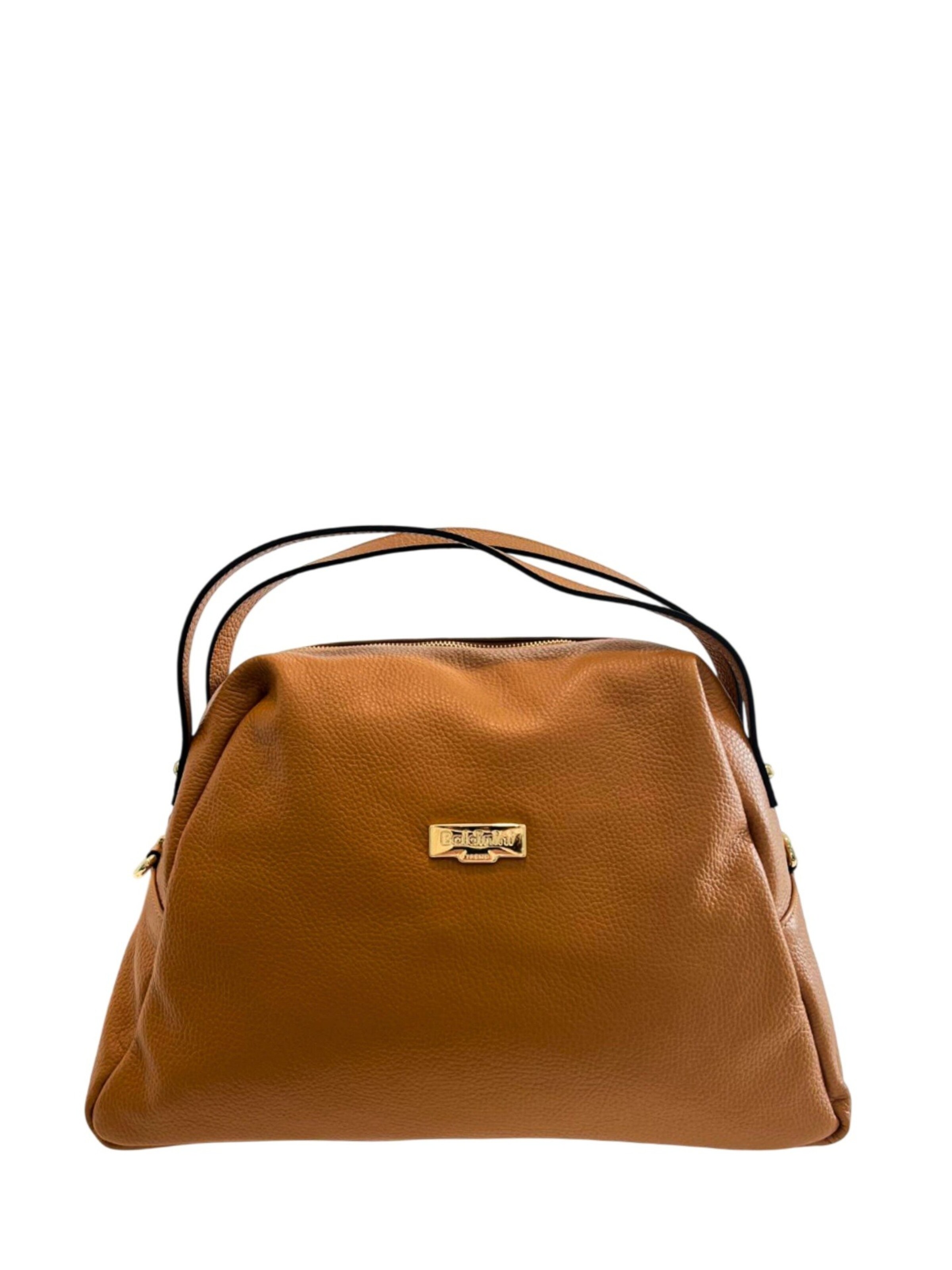 Borsa a mano 'Borsa a mano donna pelle 100% Baldinini Trend Lucca con tracolla' di Baldinini Trend in marrone: frontale
