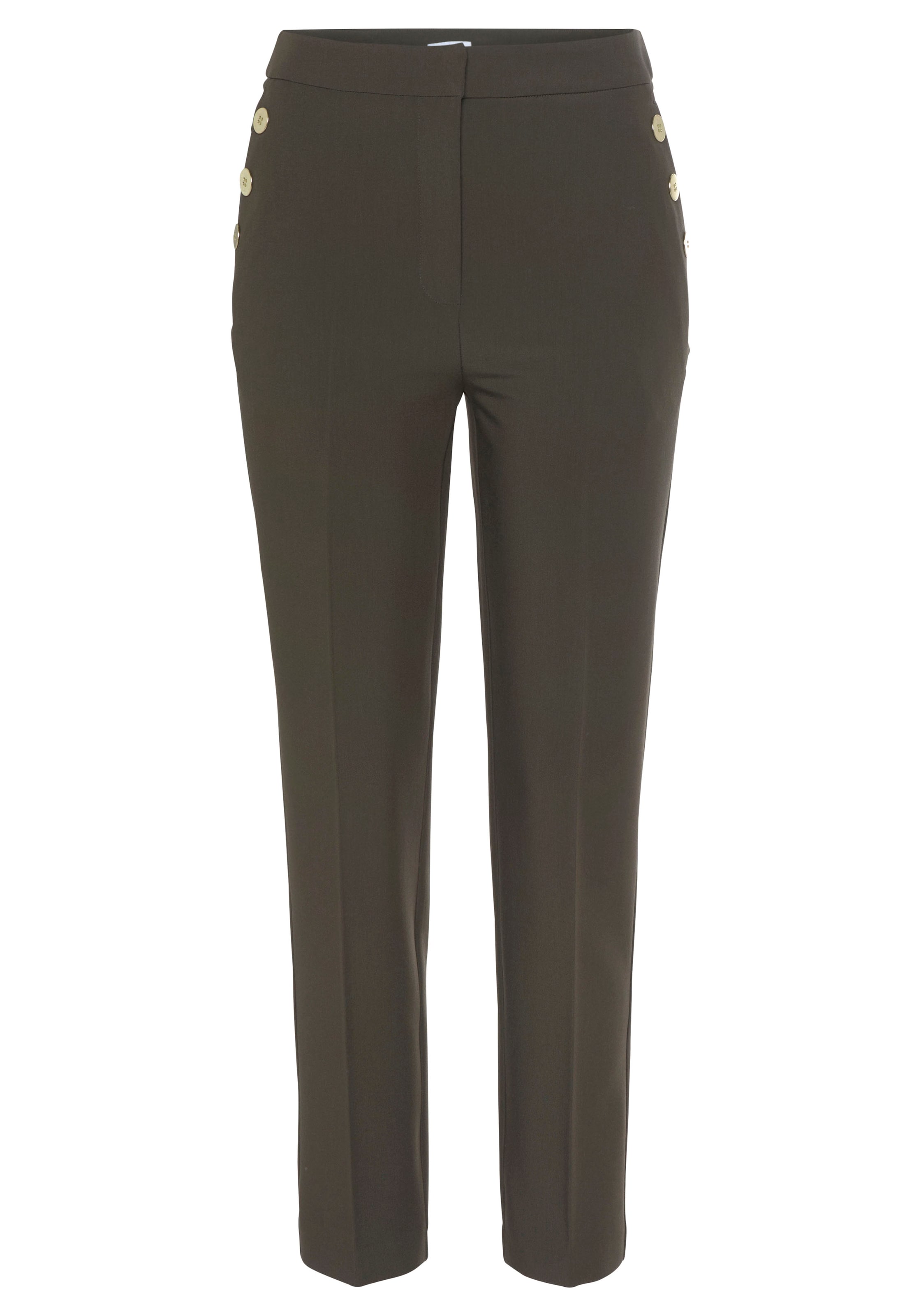 LASCANAHlače na crtu - zelena boja: prednji dio