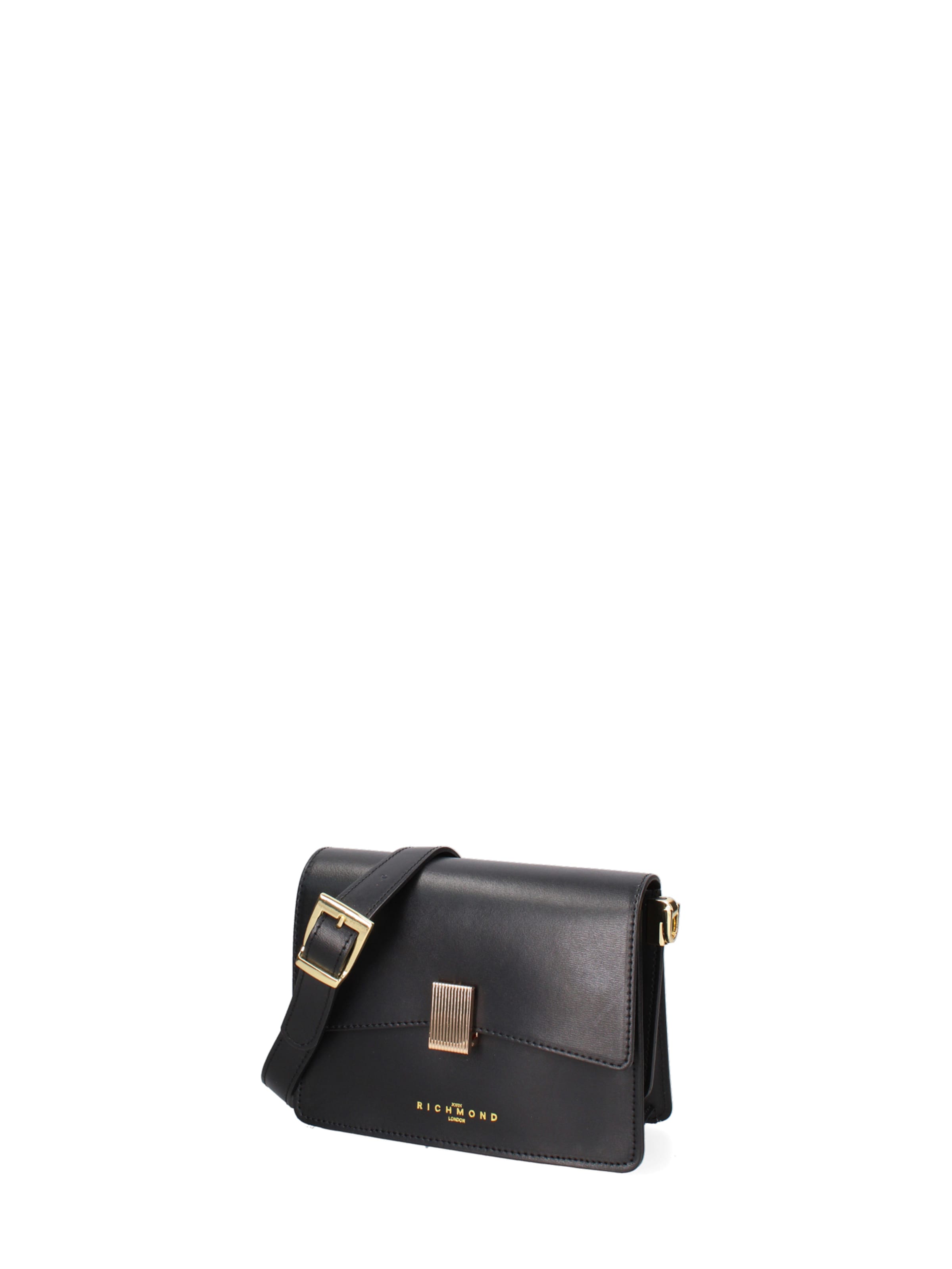 John Richmond Schoudertas ' ' in Zwart: voorkant