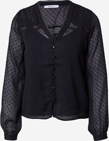 Camicia da donna 'Leia' di ABOUT YOU in nero: frontale