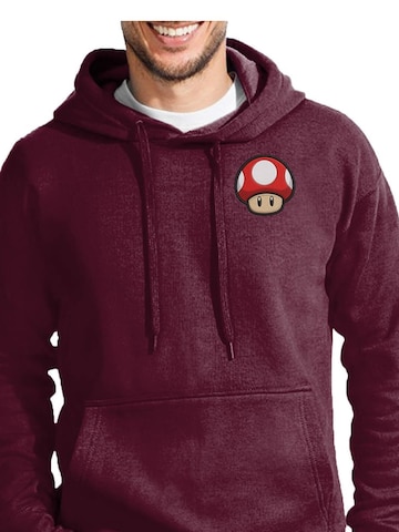 Blondie & Brownie Sweatshirt 'PilzFacePatch' in Red: front
