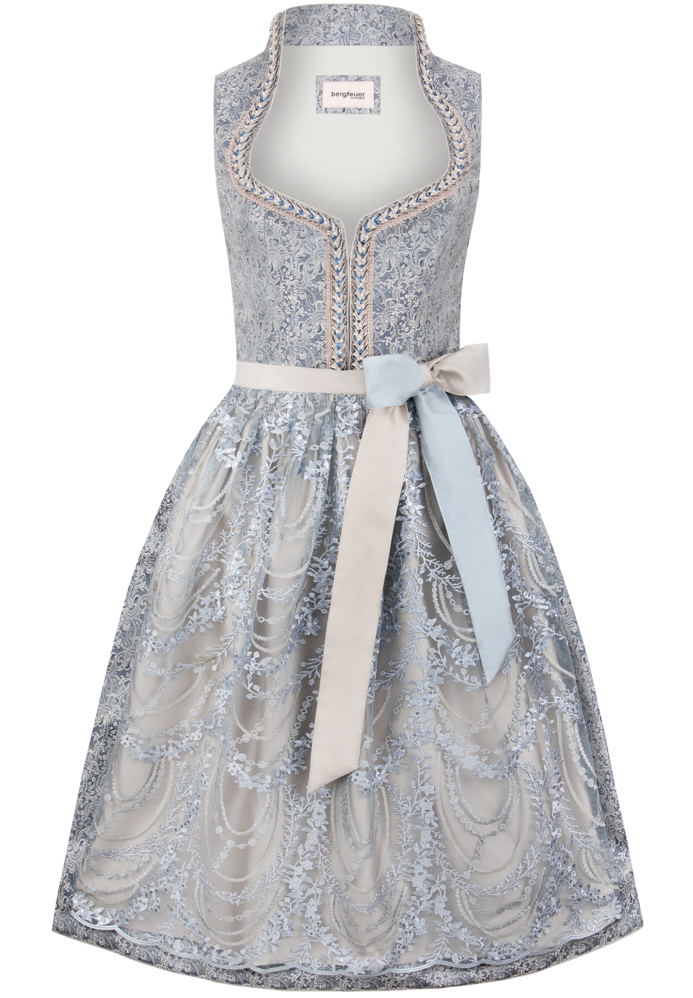 STOCKERPOINT Dirndl 'Nadira' in Beige: voorkant