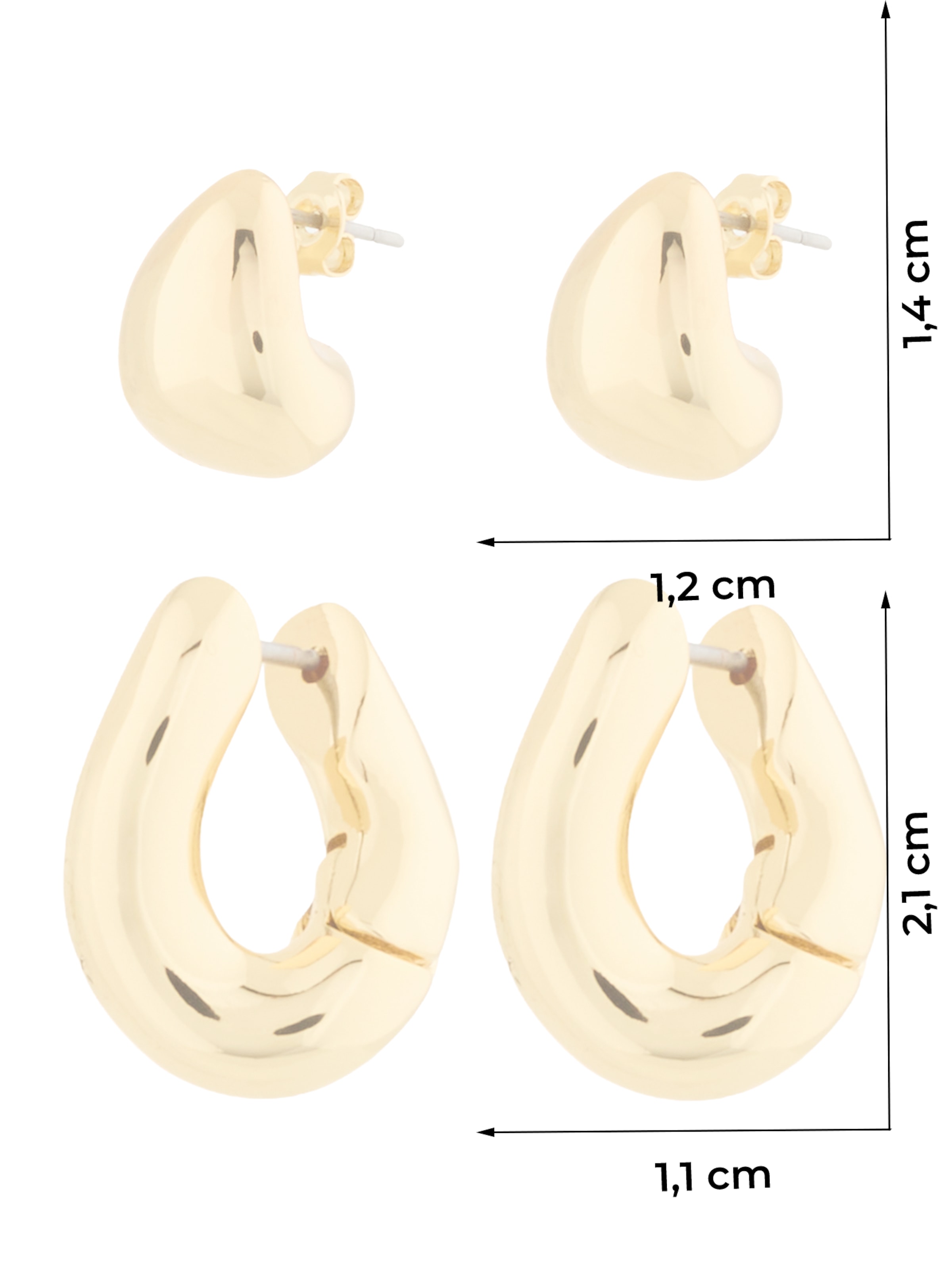 Boucles d'oreilles & Other Stories en or