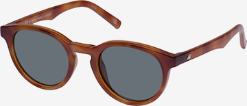 LE SPECS Sunglasses 'TRASHY' in Brown: front