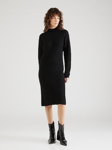 BOSS Orange Knitted dress 'Fagdasa' in Black: front