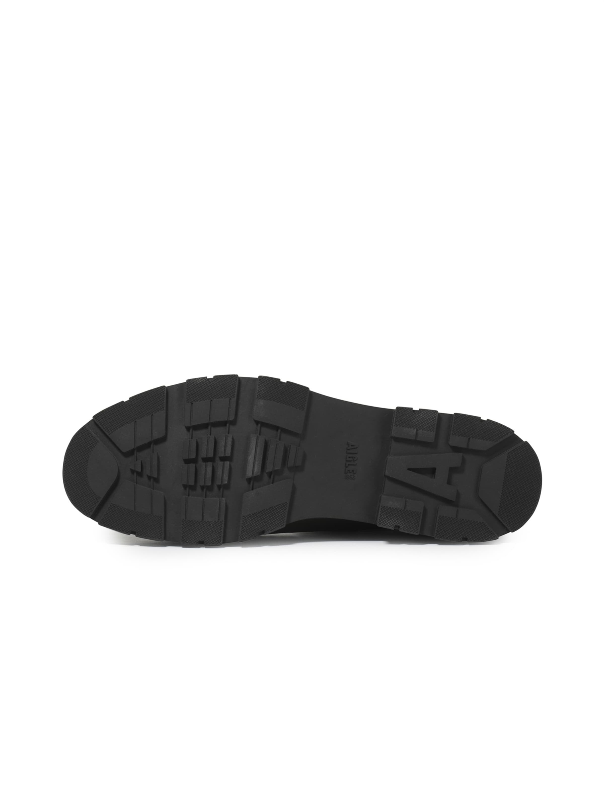 AIGLE Rubber boot 'Soft Rain' in Black: bottom