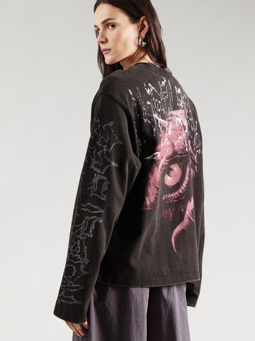 WEEKDAY Póló 'Danya' - fekete: elől