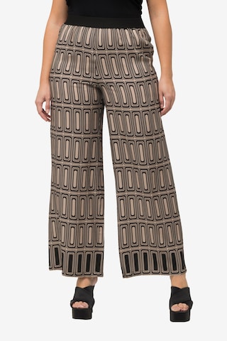 Ulla Popken Wide leg Pants in Black: front