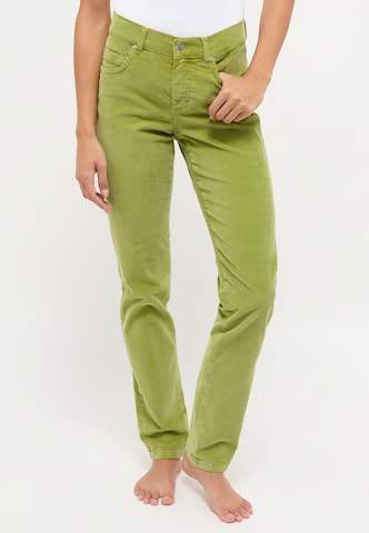 Angels Slimfit Jeans 'Cici' in Groen: voorkant