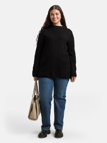 Tom Tailor Women + Sweater in Black