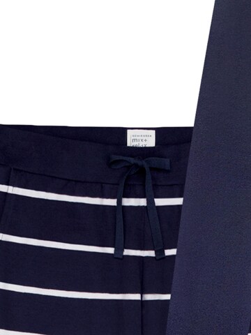 SCHIESSER Pyjama 'Mix & Relax'‌‌ in Blau