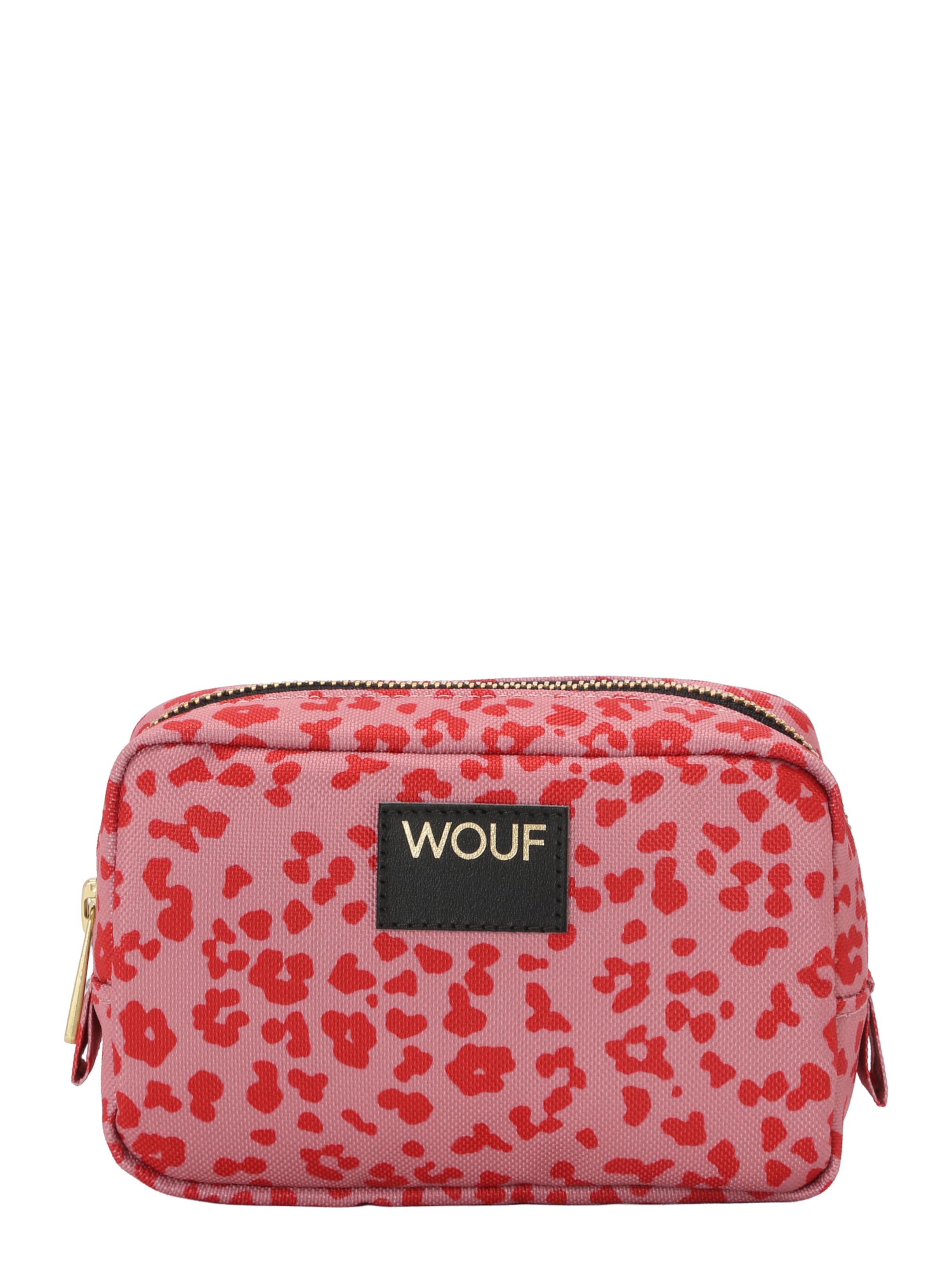 Wouf Toiletry bag 'Roar' in Red: front