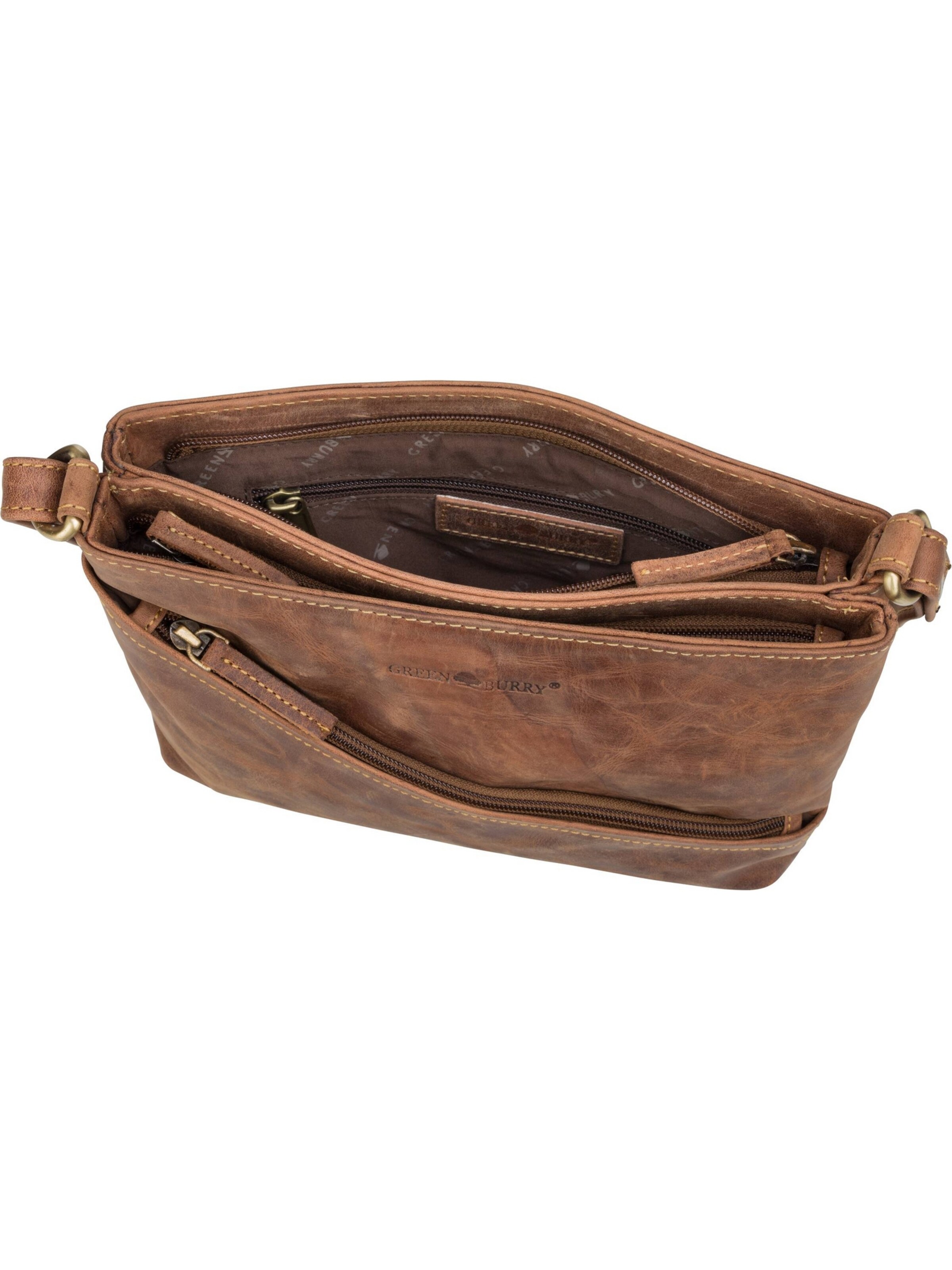 Sac à bandoulière ' Vintage 1582 ' GREENBURRY en marron