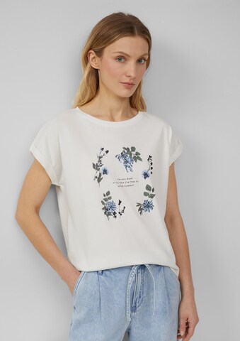 T-shirt s.Oliver en beige : devant