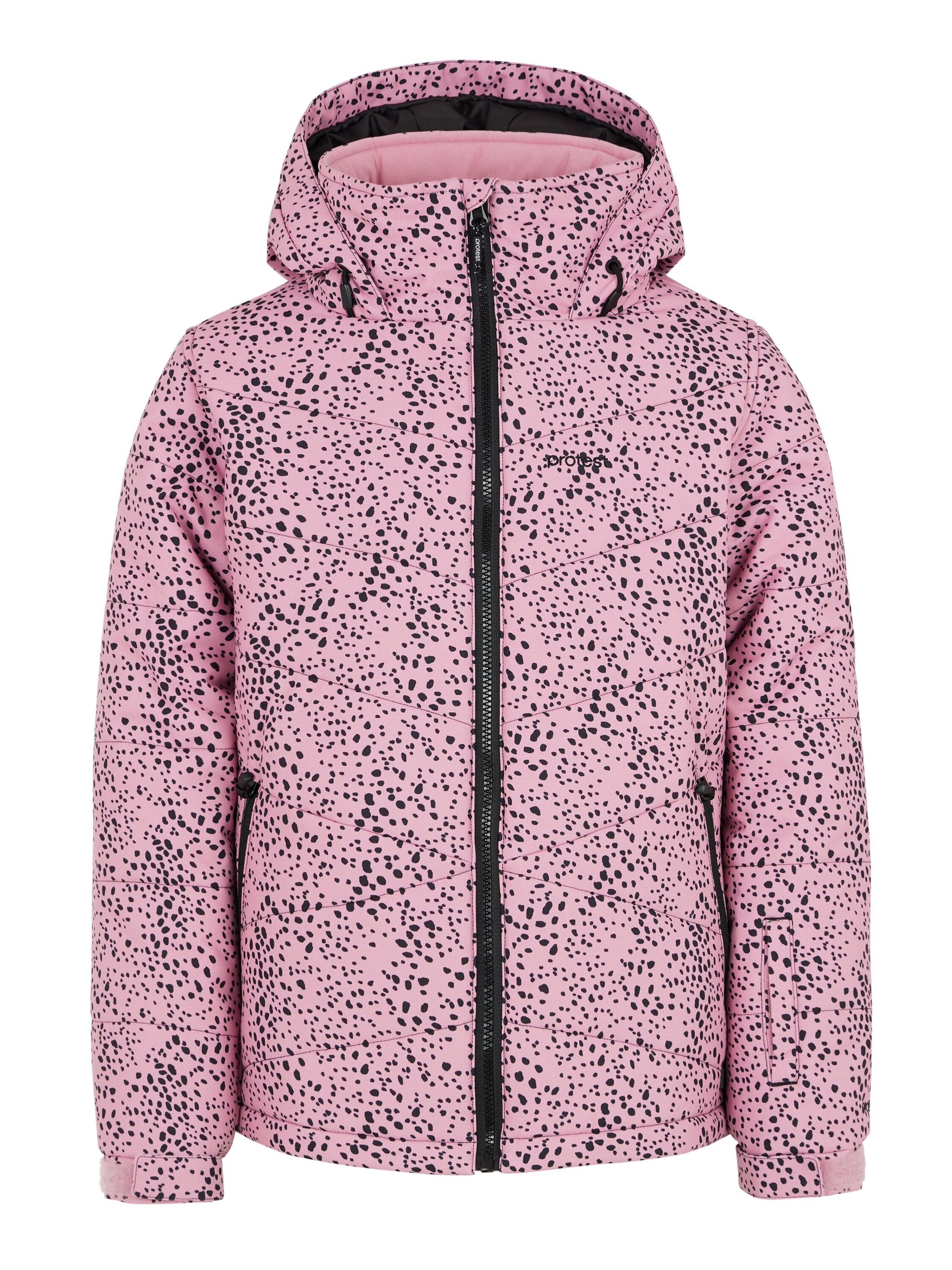 PROTEST Athletic Jacket 'PRTBELLE 23 JR' in Pink: front