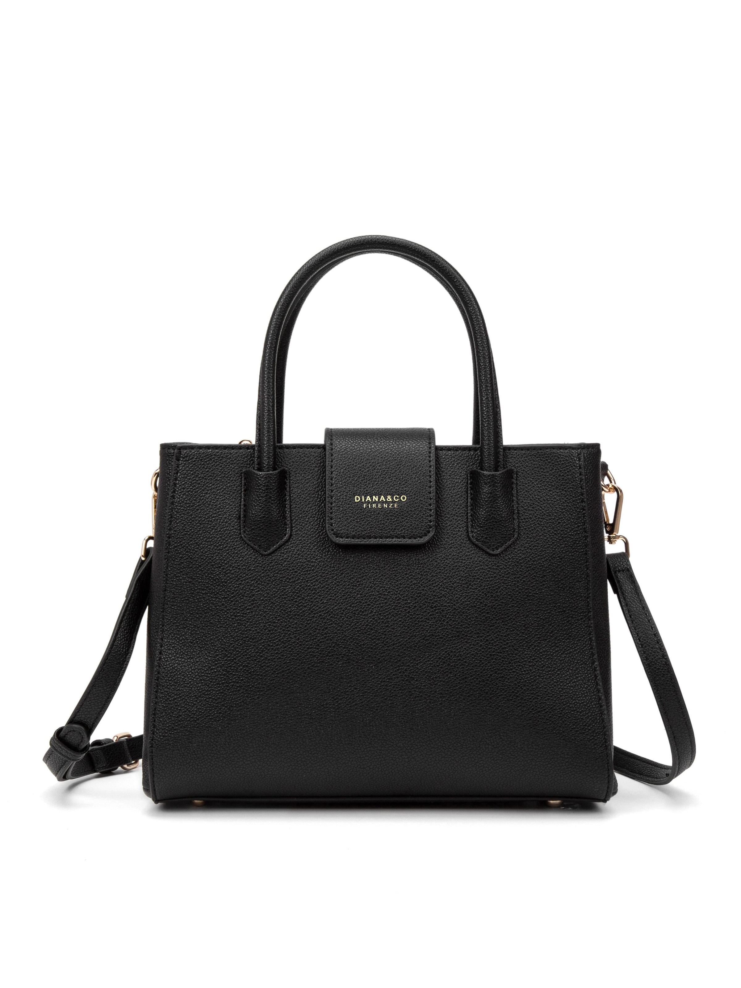 Borsa a mano di Diana&Co. in nero: frontale
