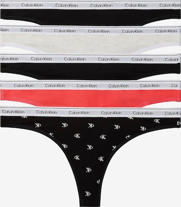 String Calvin Klein Underwear en rouge : devant