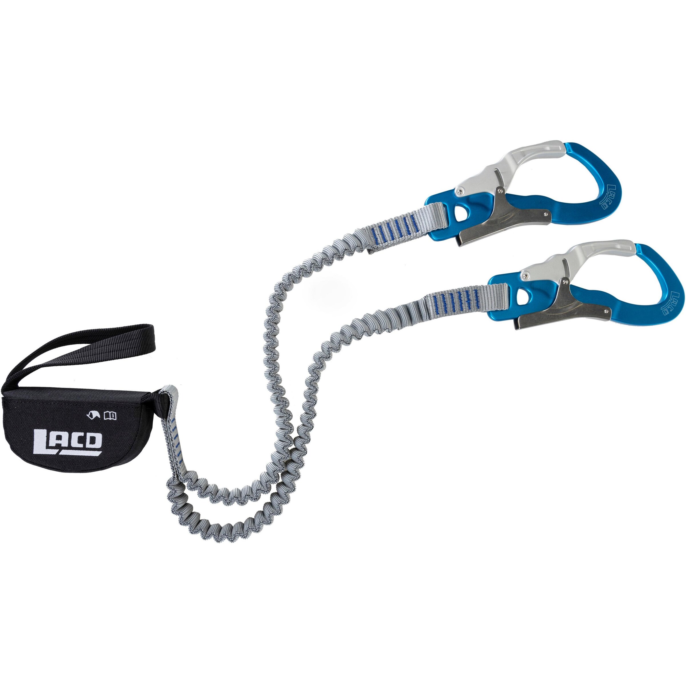 LACD Klettersteigset 'Set Via Ferrata Pro Evo 3.0' in Blau: Vorderseite