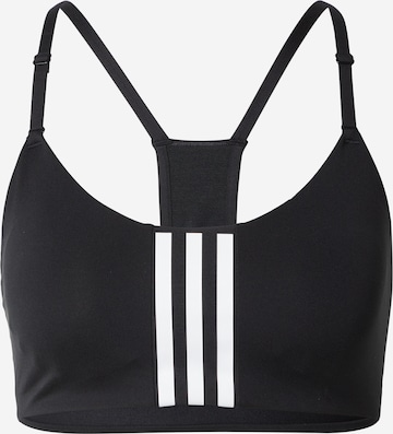 ADIDAS PERFORMANCE Bustier Biustonosz sportowy 'Aeroimpact Light-Support' w kolorze czarny: przód